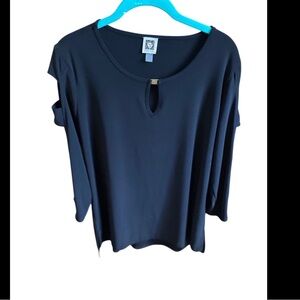 Women’s Anne Klein Keyhole top SZ XL Holiday Party